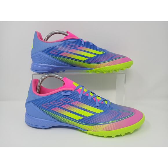 Adidas MESSI F50 Pro TF Soccer Turf Shoe Men\'s Size 9.5 Blue Pink IE1219 Cleats main image 13